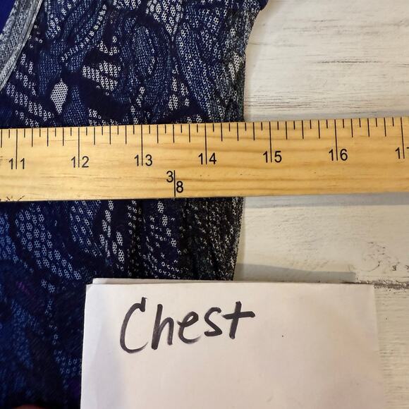 Fuzzi small snake print blue black dress midi Italy glam whimsygoth lace luxury - Picture 3 of 8